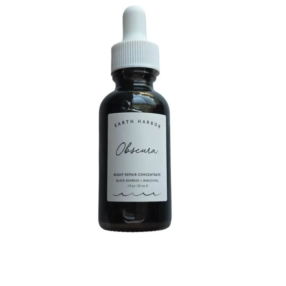 Earth Harbor Obscura Night Repair Concentrate Serum Black Seaweed Bakuchiol